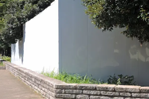 仮囲いの現場