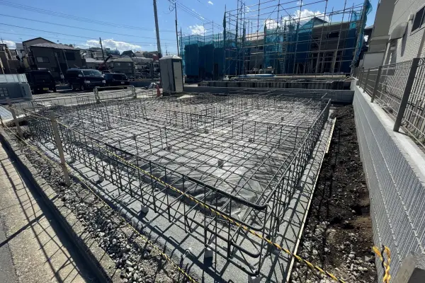 基礎工事の現場