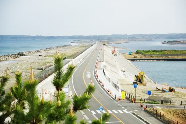 相馬市の海岸